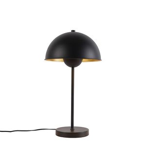Retro stolná lampa čierna so zlatom - Magnax vyobraziť