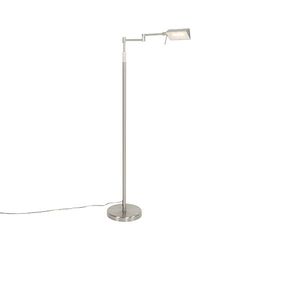 Dizajnová stojaca lampa oceľ vrátane LED s dotykovým stmievačom - Notia vyobraziť