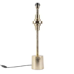 Stolová lampa v štýle Art Deco zlatá bez tienidla - Diverso vyobraziť
