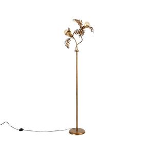 Vintage stojaca lampa zlatá 187 cm 2-svetlo - Botanica vyobraziť
