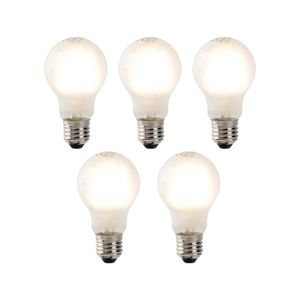 Sada 5 stmievateľných LED žiaroviek E27 s mliečnym sklom 4W 320lm 2700K vyobraziť