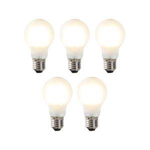 Sada 5 stmievateľných LED žiaroviek E27 A60 matná 7W 806lm 2700K vyobraziť