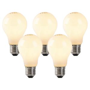 Sada 5 LED žiaroviek E27 s vláknom Flame s opálovým sklom 3W 250lm 2200K vyobraziť