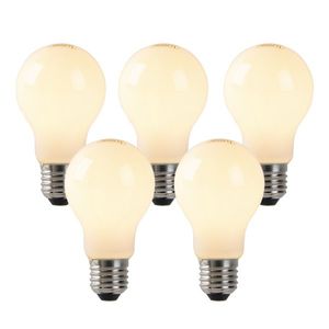 Sada 5 stmievateľných LED žiaroviek s opálovým sklom E27 4W 320lm 2200K vyobraziť