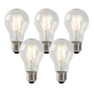 Sada 5 LED žiaroviek E27 číre 3W 250lm 2200K vyobraziť