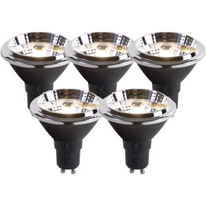 Sada 5 žiaroviek GU10 dim to warm LED AR70 6W 2000K-3000K vyobraziť