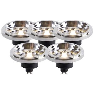 Sada 5 LED žiaroviek GU10 AR111 11W 820lm 3000K vyobraziť