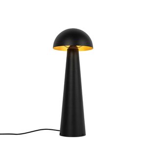 Vonkajšia stojaca lampa čierna 65 cm - Mushroom vyobraziť
