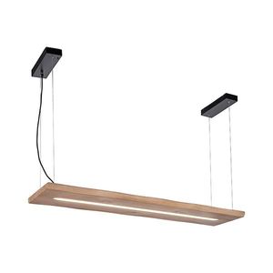 Drevené závesné svietidlo 120 cm vrátane LED s diaľkovým ovládaním - Ajdin vyobraziť