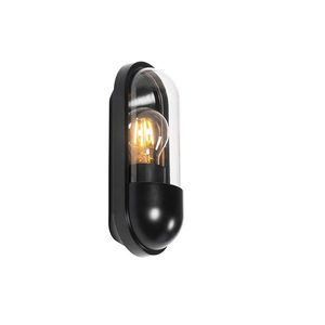Moderná vonkajšia nástenná lampa čierna IP54 - Stockholm vyobraziť