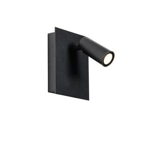 Moderná vonkajšia nástenná lampa čierna vrátane LED IP54 - Simon vyobraziť