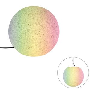 Inteligentné vonkajšie svietidlo sivé 35 cm IP65 vrátane LED - Nura vyobraziť