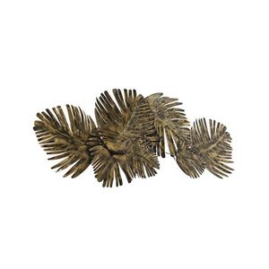 Art Deco nástenná lampa starožitné zlato 105 cm 2-svetlo - Lauf vyobraziť