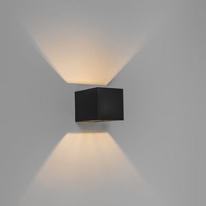 Moderná nástenná lampa čierna - Transfer vyobraziť