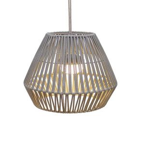 Orientálna závesná lampa z lana vrátane stmievateľného nabíjateľného LED - Contra vyobraziť