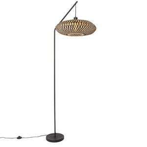Orientálna stojaca lampa čierna bambus - Ostrava vyobraziť
