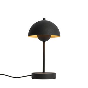 Retro stolná lampa čierna so zlatom - Magnax Mini vyobraziť