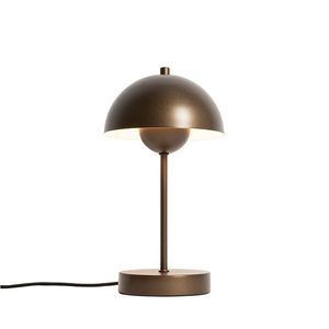 Retro stolná lampa tmavo bronzová - Magnax Mini vyobraziť