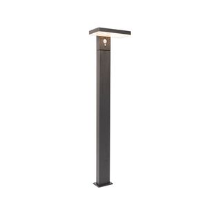 Vonkajšia stojaca lampa tmavosivá 80 cm vrátane LED a stmievateľného svetla na solár - Sunnie vyobraziť