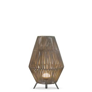 Stojacia lampa Taupe vrátane stmievateľného LED, IP54, nabíjateľná s diaľkovým ovládaním - Conta vyobraziť