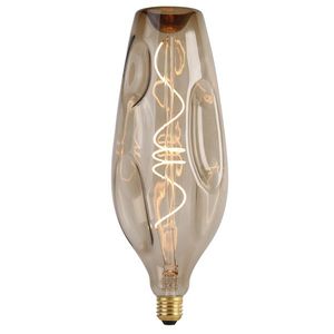 E27 Stmievateľná LED žiarovka G110 hnedá 4W 80lm 1800K vyobraziť