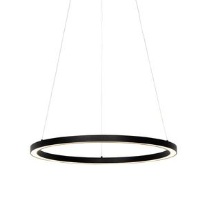 Závesné svietidlo čierne 60 cm vrátane LED 3-stupňové stmievateľné - Girello vyobraziť