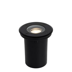 Moderné vonkajšie zemné bodové svetlo čierne 35 mm nastaviteľné IP65 - Delux vyobraziť
