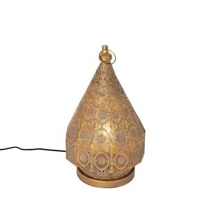Orientálna stolná lampa zlatá 26 cm - Mowgli vyobraziť