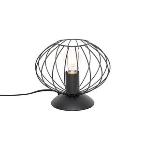Priemyselná stolná lampa čierna - Margarita vyobraziť