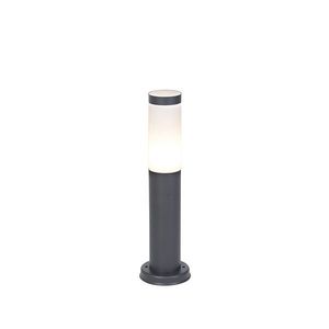 Antracitovo šedá stĺpová lampa 45 cm IP44 - Rox vyobraziť