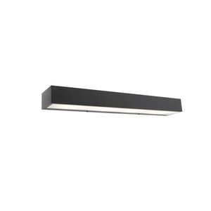 Dizajnová predĺžená nástenná lampa čierna 60 cm - Houx vyobraziť