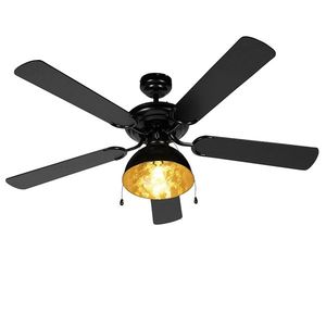 Priemyselný stropný ventilátor čierny - Mistral Magna vyobraziť