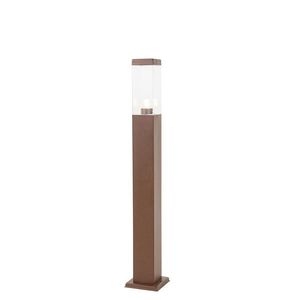 Moderné vonkajšie lampy na stĺp hrdzavohnedá 80 cm - Malios vyobraziť