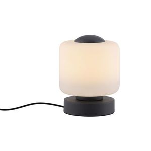 Stolná lampa tmavosivá vrátane LED 3-stupňovo stmievateľná dotykom - Mirko vyobraziť