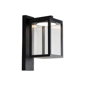 Vonkajšia nástenná lampa čierna vrátane LED IP54 - Ferdinand vyobraziť