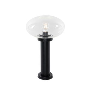 Moderná vonkajšia stĺpová lampa čierna 50 cm - Elly vyobraziť