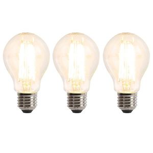 Sada 3 stmievateľných LED žiaroviek E27 6W 500lm 2700K vyobraziť
