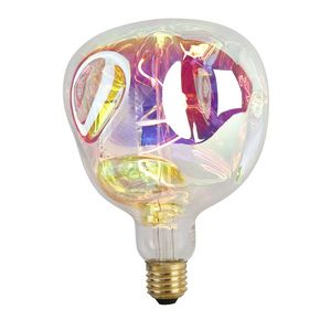 E27 Stmievateľná LED žiarovka G125 Dúha 4W 200lm 1800K vyobraziť