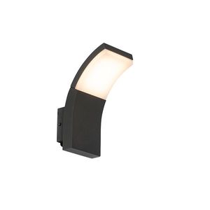 Moderná vonkajšia nástenná lampa antracit vrátane LED IP54 - Litt vyobraziť
