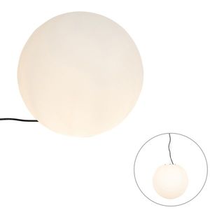 Moderná vonkajšia lampa biela 45 cm IP65 - Nura vyobraziť