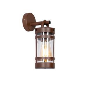 Priemyselná vonkajšia nástenná lampa hrdzavohnedá IP44 - Ruben vyobraziť