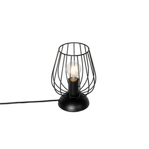Moderná stolná lampa čierna - Palica vyobraziť