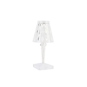 Priehľadná stolná lampa vrátane LED IP54 nabíjateľná - Crystal vyobraziť