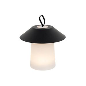 Stolná lampa čierna vrátane LED 3-stupňový stmievač nabíjateľná - Ivan vyobraziť