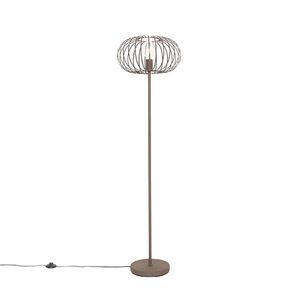 Dizajnová stojaca lampa hrdzavohnedá - Johanna vyobraziť
