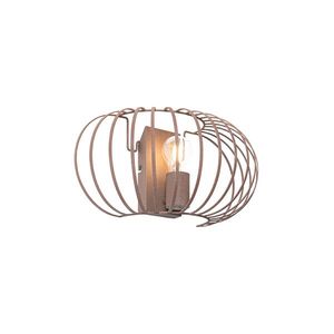 Dizajnová nástenná lampa hrdzavohnedá 39 cm - Johanna vyobraziť