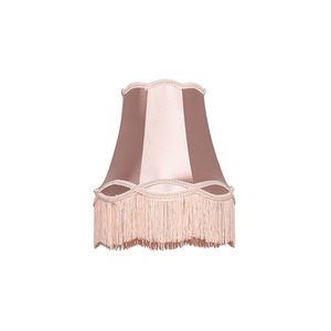 Tienidlo na lampu z látky ružové 30 cm - Granny vyobraziť
