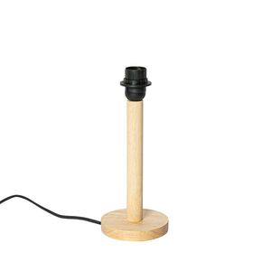 Rustikálna stolná lampa drevo bez tienidla - Mels vyobraziť
