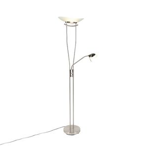 Moderná stojaca lampa oceľ vrátane LED a stmievača - Lexus vyobraziť
