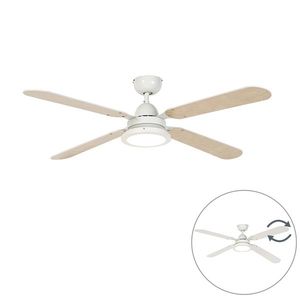 Biely stropný ventilátor s diaľkovým ovládaním - Fanattic vyobraziť
